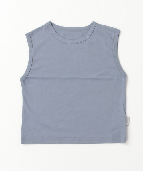 Tickle（ティックル）の「ベーシックショートスリーブカットソー（Tシャツ/カットソー・キッズ・ライトグリーン/アイボリー/ピンク/キャメル/ブルー・90/100/110/120/130/140）」の13枚目の写真
