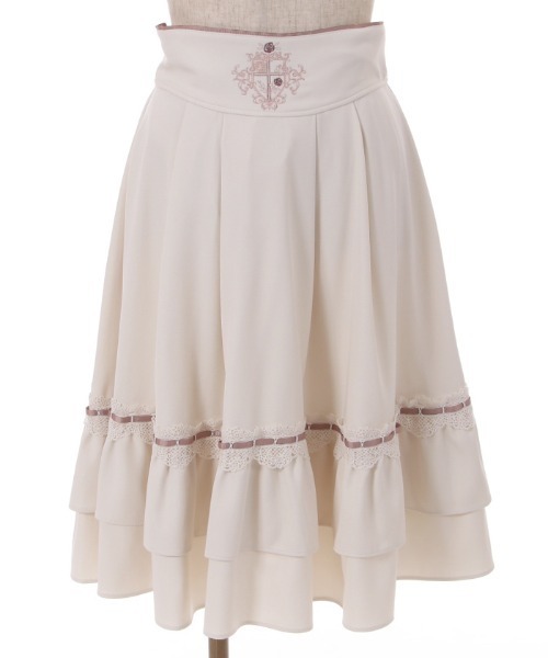 axes femme（アクシーズファム）の「サス付フリルスカート（スカート・レディース・ホワイト/ネイビー/グリーン・FREE）」の5枚目の写真