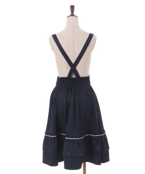 axes femme（アクシーズファム）の「サス付フリルスカート（スカート・レディース・ホワイト/ネイビー/グリーン・FREE）」の7枚目の写真