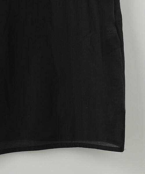 マルゥユナイテッドアローズ シアーロングワンピース 38 ブラック ノースリーブ MARW UNITED ARROWS（マルゥ ユナイテッドアローズ）の「＜MARW