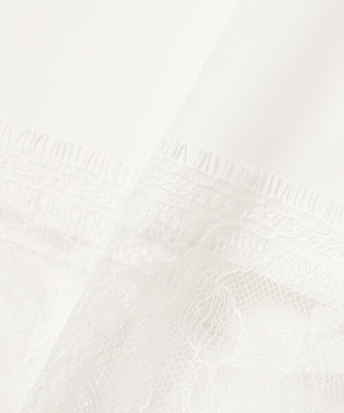 Ray BEAMS（レイビームス）の「Ray BEAMS / スソ レース クロップド シャツ（シャツ/ブラウス・レディース・サックスブルー/ホワイト・ONE SIZE）」の18枚目の写真