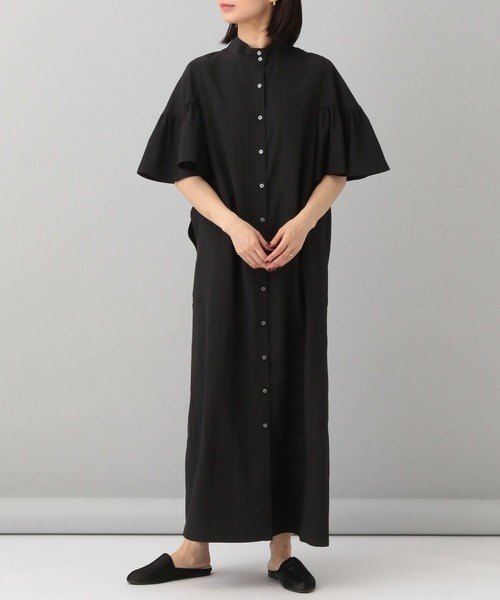 e/rm（イーアールエム）の「【e/rm】ギャザーケープドレス（ワンピース・レディース・ブラック/ブルー系その他3・FREE）」の5枚目の写真