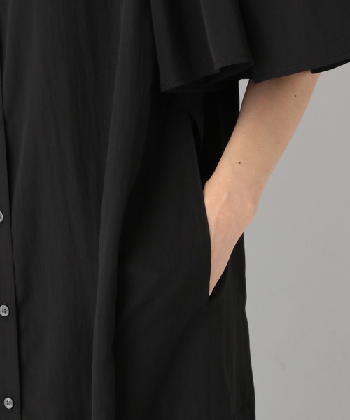 e/rm（イーアールエム）の「【e/rm】ギャザーケープドレス（ワンピース・レディース・ブラック/ブルー系その他3・FREE）」の19枚目の写真