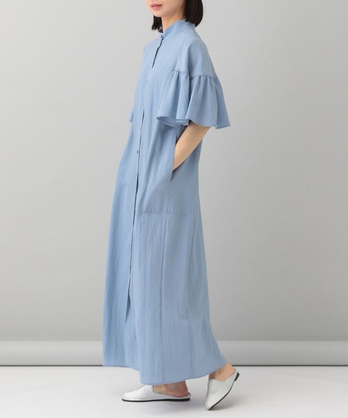 e/rm（イーアールエム）の「【e/rm】ギャザーケープドレス（ワンピース・レディース・ブラック/ブルー系その他3・FREE）」の9枚目の写真