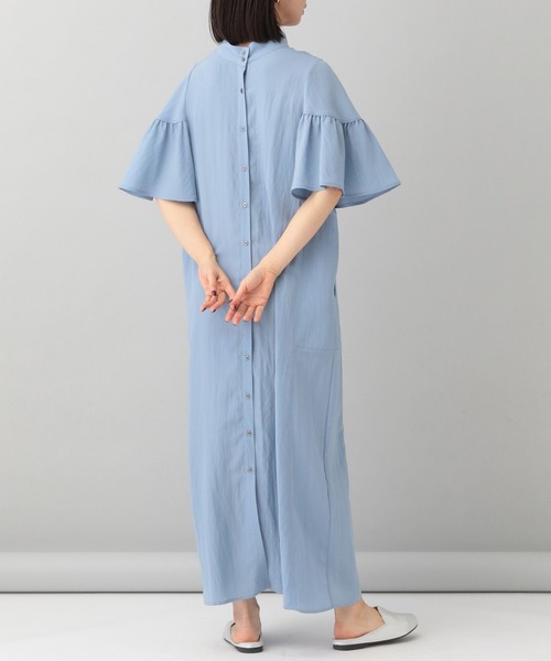 e/rm（イーアールエム）の「【e/rm】ギャザーケープドレス（ワンピース・レディース・ブラック/ブルー系その他3・FREE）」の12枚目の写真