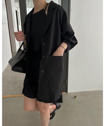 WILLFULLY | tuck puff three quarter sleeve JK(テーラードジャケット)