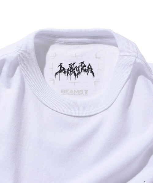 BEAMS T(ビームスティー)の「Dwiky KA × sabukaru online × BEAMS T / T‐shirt(Tシャツ/カットソー・メンズ・ホワイト・SMALL/LARGE/X-LARGE/MEDIUM)」の4枚目の写真