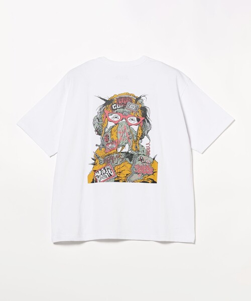 BEAMS T(ビームスティー)の「Dwiky KA × sabukaru online × BEAMS T / T‐shirt(Tシャツ/カットソー・メンズ・ホワイト・SMALL/LARGE/X-LARGE/MEDIUM)」の2枚目の写真