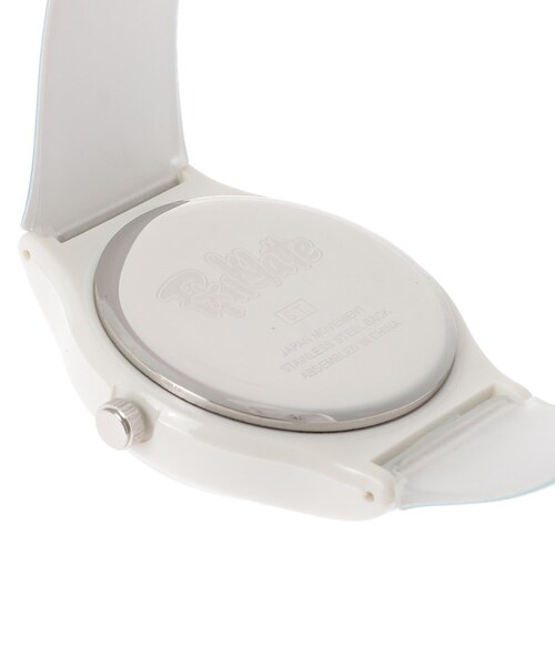 PINK-latte(ピンクラテ)の「◆ドリンクデザインプラウォッチ(アナログ腕時計・キッズ・ライトパープル/ブラック/ライトブルー・00)」の6枚目の写真