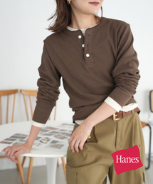 SLOBE IENA（スローブイエナ）の「【Hanes / ヘインズ】SLOBE別注WAFFLE 2PACKカットソー（Tシャツ/カットソー）」