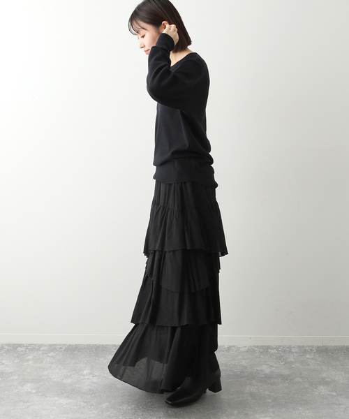 SLOBE IENA（スローブイエナ）の「【Hanes / ヘインズ】SLOBE別注WAFFLE 2PACKカットソー（Tシャツ/カットソー・レディース・ブラウン/グレー/ブラック・FREE）」の16枚目の写真