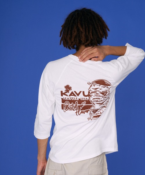 【Limited】KAVU/カブー Burger Baseball Tee/バーガーベースボールティー（Tシャツ/カットソー）｜KAVU（カブー）