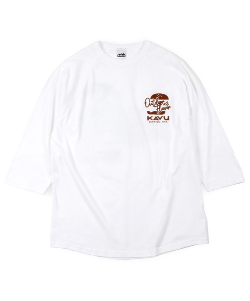 KAVU（カブー）の「【Limited】KAVU/カブー Burger Baseball Tee/バーガーベースボールティー（Tシャツ/カットソー・メンズ・ホワイト・X-LARGE/LARGE）」の13枚目の写真