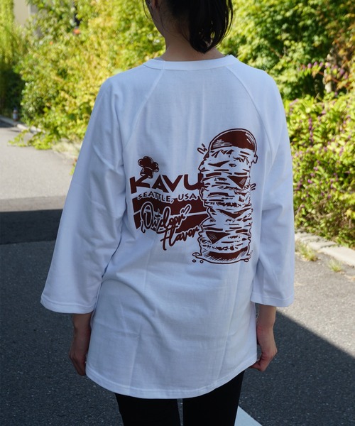 KAVU（カブー）の「【Limited】KAVU/カブー Burger Baseball Tee/バーガーベースボールティー（Tシャツ/カットソー・メンズ・ホワイト・X-LARGE/LARGE）」の11枚目の写真