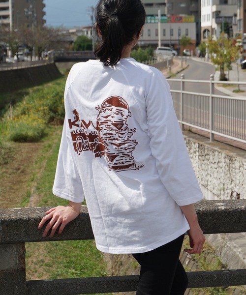 KAVU（カブー）の「【Limited】KAVU/カブー Burger Baseball Tee/バーガーベースボールティー（Tシャツ/カットソー・メンズ・ホワイト・X-LARGE/LARGE）」の10枚目の写真
