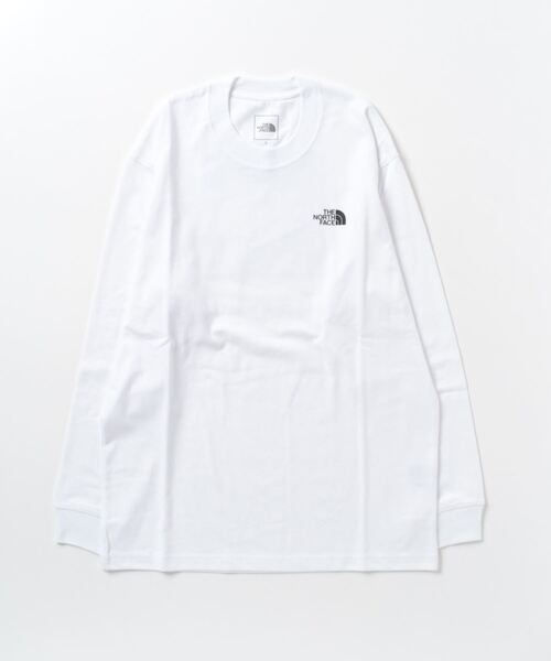 THE NORTH FACE(ザノースフェイス)の「ザ ノース フェイス THE NORTH FACE L/S Back Square Logo Tee_ロングスリーブバックスクエアロゴティー(Tシャツ/カットソー・メンズ・グレー/ブラック/ホワイト/ピンク/サックスブルー・XL/M/S/SS/L/2XL)」の2枚目の写真