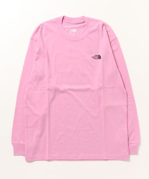 THE NORTH FACE(ザノースフェイス)の「ザ ノース フェイス THE NORTH FACE L/S Back Square Logo Tee_ロングスリーブバックスクエアロゴティー(Tシャツ/カットソー・メンズ・グレー/ブラック/ホワイト/ピンク/サックスブルー・XL/M/S/SS/L/2XL)」の5枚目の写真