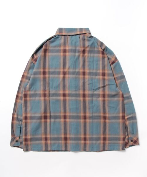coca(coca)(コカ)の「メンズネルタータンチェック刺繍シャツ(シャツ/ブラウス・メンズ・ブルー・XL/L/M)」の8枚目の写真