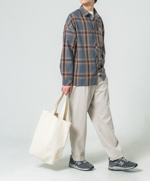 coca(coca)(コカ)の「メンズネルタータンチェック刺繍シャツ(シャツ/ブラウス・メンズ・ブルー・XL/L/M)」の5枚目の写真
