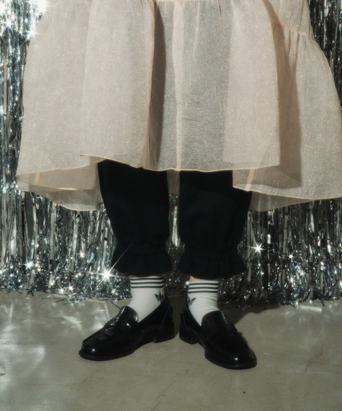 WC（ダブル シー）の「フリルスウェットパンツ（スウェットパンツ・レディース・ブラック/ホワイト/グレー・FREE）」の8枚目の写真