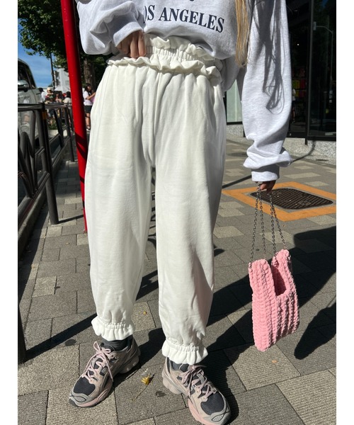 WC（ダブル シー）の「フリルスウェットパンツ（スウェットパンツ・レディース・ブラック/ホワイト/グレー・FREE）」の20枚目の写真