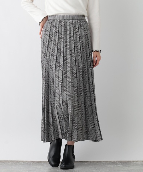 GLOBAL WORK(グローバルワーク)の「お手入れらくらくプリーツスカート/906755(スカート・レディース・ブラック/カーキ/グレー系その他/ブラック系その他/ネイビー系/モカ・SHORT/FREE)」の4枚目の写真