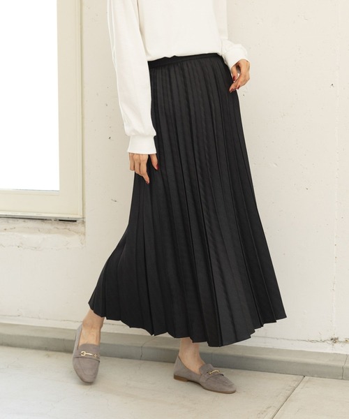 GLOBAL WORK(グローバルワーク)の「お手入れらくらくプリーツスカート/906755(スカート・レディース・ブラック/カーキ/グレー系その他/ブラック系その他/ネイビー系/モカ・SHORT/FREE)」の22枚目の写真