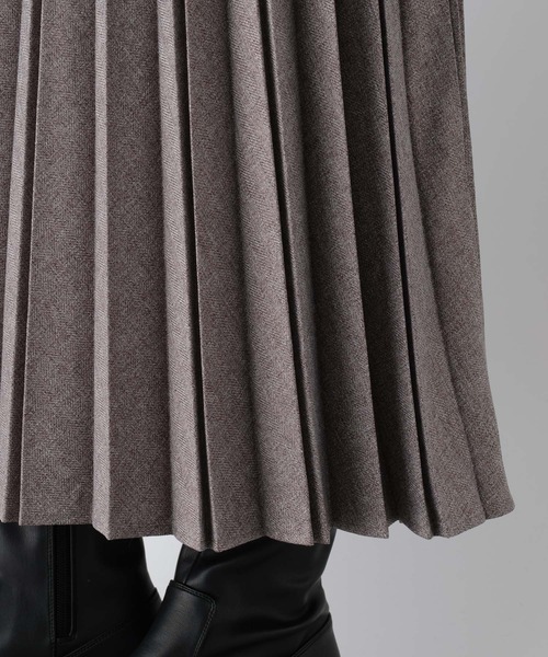 GLOBAL WORK(グローバルワーク)の「お手入れらくらくプリーツスカート/906755(スカート・レディース・ブラック/カーキ/グレー系その他/ブラック系その他/ネイビー系/モカ・SHORT/FREE)」の13枚目の写真