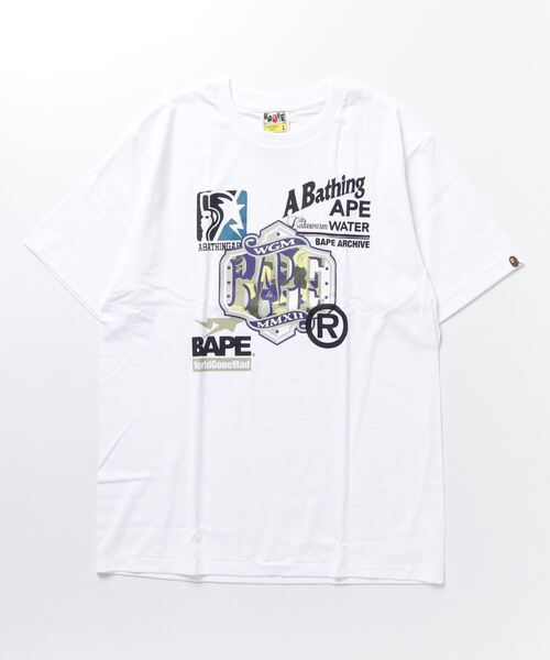 A BATHING APE(アベイシングエイプ)の「BAPE ARCHIVE GRAPHIC TEE #10(Tシャツ/カットソー・メンズ・イエロー/グレー/ホワイト・SMALL/MEDIUM/LARGE/X-LARGE/XX-LARGE)」の2枚目の写真