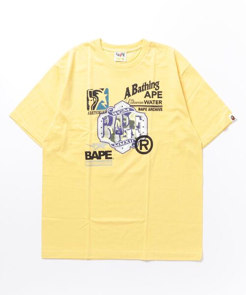 A BATHING APE(アベイシングエイプ)の「BAPE ARCHIVE GRAPHIC TEE #10(Tシャツ/カットソー・メンズ・イエロー/グレー/ホワイト・SMALL/MEDIUM/LARGE/X-LARGE/XX-LARGE)」の1枚目の写真