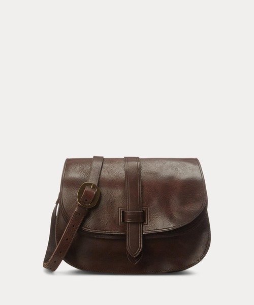 RRL（ダブル アール エル）の「コンチョスナップ レザー バッグ