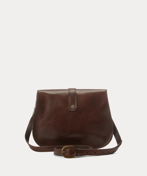 レザー クロスボディ バッグ（ショルダーバッグ）｜RRL（ダブル アール