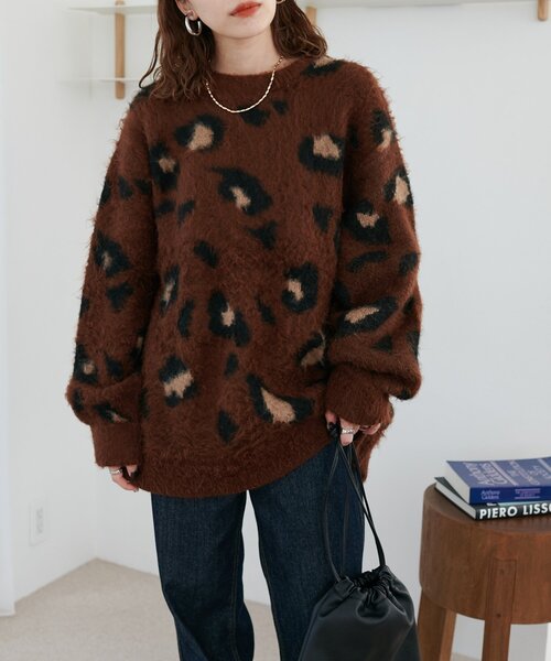 ⭐️⭐️⭐️24AW SUPER HYS柄ジャカード セーター ニット ブラウン M 美品】24AW SUPER HYS柄ジャカード セーター ブラウン M 楽天市場