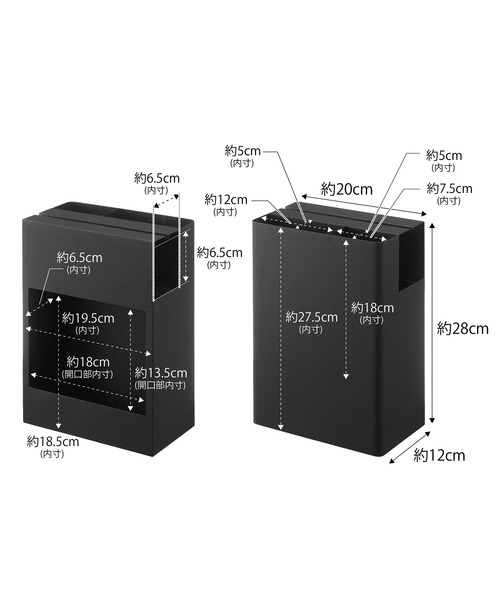 tower（タワー）の「tower(タワー)　クリーナーツールオーガナイザー（掃除グッズ・レディース・ブラック/ホワイト・F）」の8枚目の写真