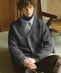 Bleme | メランジ モヘアライク シャギーVネックニット カーディガン(カーディガン/ボレロ)