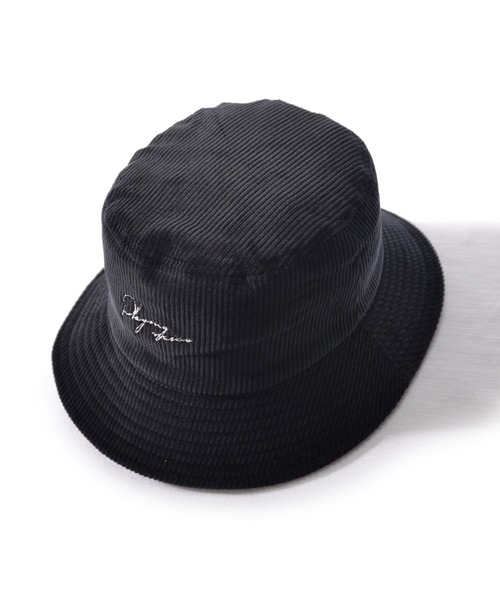 ANCHOR(アンカー)の「CELEB コーデュロイ刺繍バケットハット(ハット・メンズ・アイボリー/チャコール/グリーン/ブラック/パープル・FREE)」の6枚目の写真