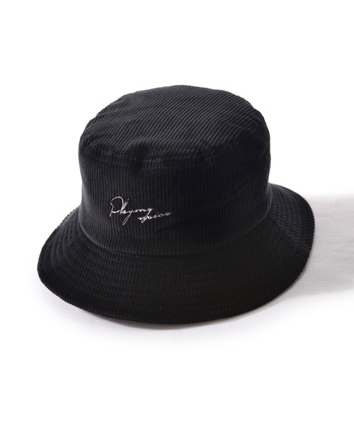 ANCHOR(アンカー)の「CELEB コーデュロイ刺繍バケットハット(ハット・メンズ・アイボリー/チャコール/グリーン/ブラック/パープル・FREE)」の10枚目の写真