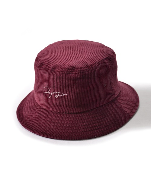 ANCHOR(アンカー)の「CELEB コーデュロイ刺繍バケットハット(ハット・メンズ・アイボリー/チャコール/グリーン/ブラック/パープル・FREE)」の20枚目の写真