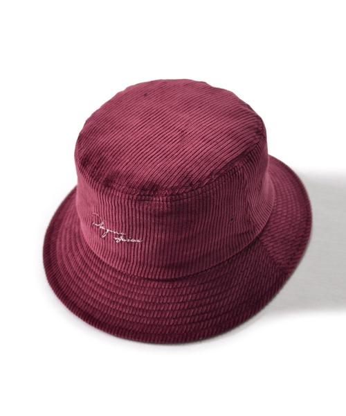 ANCHOR(アンカー)の「CELEB コーデュロイ刺繍バケットハット(ハット・メンズ・アイボリー/チャコール/グリーン/ブラック/パープル・FREE)」の22枚目の写真