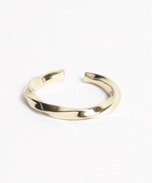 ARCHIVER(アーカイバ)の「【Bk】【sterling silver】 フリーサイズ ツイストリング(リング・レディース・シルバー/ゴールド・FREE)」の6枚目の写真