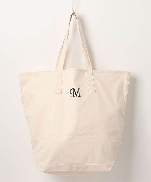 PARROTT CANVAS（パロットキャンバス）の「【追加】【PARROTT CANVAS/パロットキャンバス】PCMキャンバストートバッグ（トートバッグ・レディース・アイボリー/ダークネイビー・フリー）」の12枚目の写真
