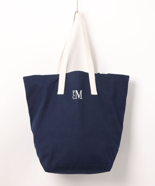 PARROTT CANVAS（パロットキャンバス）の「【追加】【PARROTT CANVAS/パロットキャンバス】PCMキャンバストートバッグ（トートバッグ・レディース・アイボリー/ダークネイビー・フリー）」の19枚目の写真
