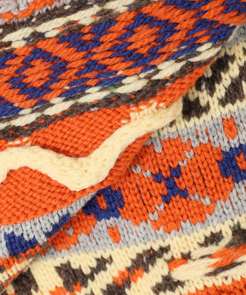 Coohem（コーヘン）の「【COOHEM / コーヘン】フェアアイル ニットプルオーバー（ニット/セーター・メンズ・ブラウン/マスタード・MEDIUM/LARGE/X-LARGE）」の17枚目の写真