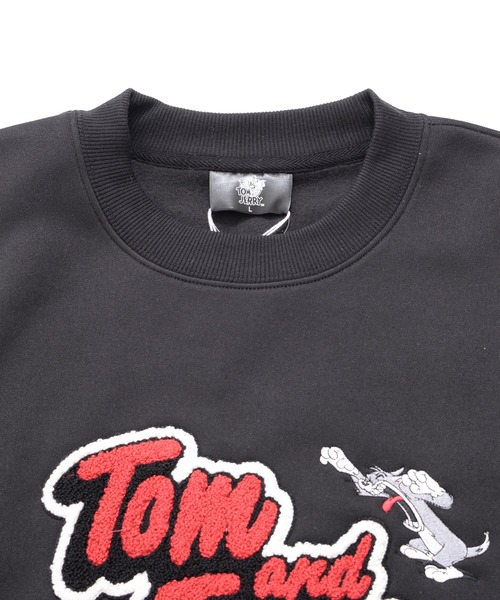 Tom&Jerry(トムアンドジェリー)の「『TOM&JERRY/トムアンドジェリー』BIGクルースウェット(スウェット・メンズ・ブラック/ホワイト・LL/L/M)」の14枚目の写真