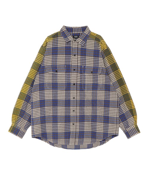 PAMEO POSE（パメオポーズ）の「Sprayed Flannel Shirt（シャツ/ブラウス・レディース・イエロー/レッド・FREE）」の11枚目の写真