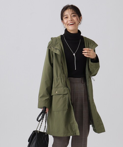 SHOO・LA・RUE(シューラルー)の「◆ミリタリーフードアウター(モッズコート・レディース・カーキ/ブラウン系その他・03/04/02)」の4枚目の写真