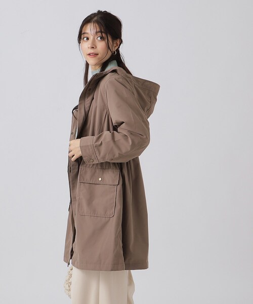 SHOO・LA・RUE(シューラルー)の「◆ミリタリーフードアウター(モッズコート・レディース・カーキ/ブラウン系その他・03/04/02)」の8枚目の写真