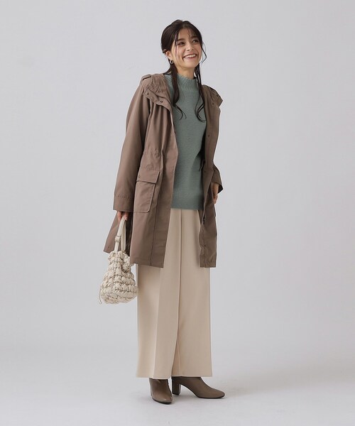 SHOO・LA・RUE(シューラルー)の「◆ミリタリーフードアウター(モッズコート・レディース・カーキ/ブラウン系その他・03/04/02)」の18枚目の写真