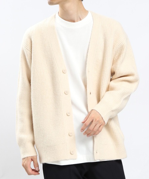 GLOBAL WORK Smile Seed Store(グローバルワーク スマイルシードストア)の「ストレッチブークレVネックカーディガン/907906(カーディガン/ボレロ・メンズ・ライトグレー/グレー/アイボリー/ブラック・MEDIUM/SMALL/LARGE/X-LARGE)」の7枚目の写真