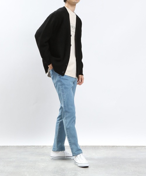 GLOBAL WORK Smile Seed Store(グローバルワーク スマイルシードストア)の「ストレッチブークレVネックカーディガン/907906(カーディガン/ボレロ・メンズ・ライトグレー/グレー/アイボリー/ブラック・MEDIUM/SMALL/LARGE/X-LARGE)」の12枚目の写真